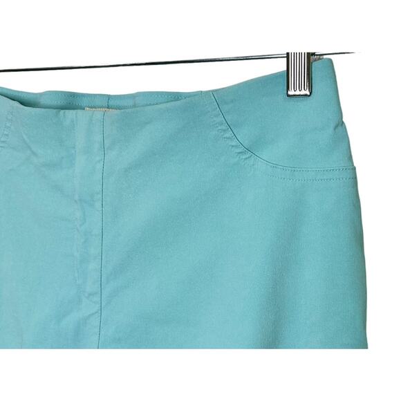 Style & Co.  Light Teal Capri with Tummy Control and Stretch - Picture 3 of 7
